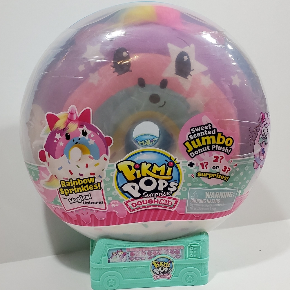 Pikmi Pops Rainbow Sprinkles Unicorn Plush